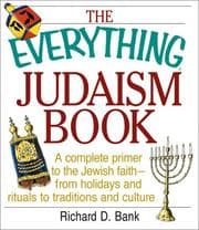 Tapa de The Everything Judaism Book