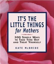 Tapa de It's the Little Things for Mothers