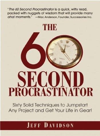 Tapa de The 60-Second Procrastinator