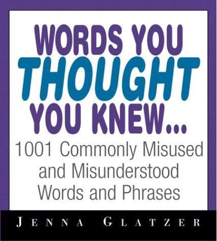 Tapa de Words you thought you knew