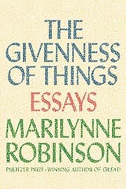Tapa de The Givenness of Things: Essays