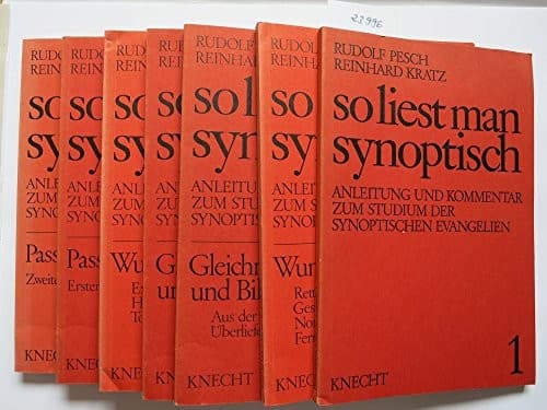 Tapa de So liest man synoptisch