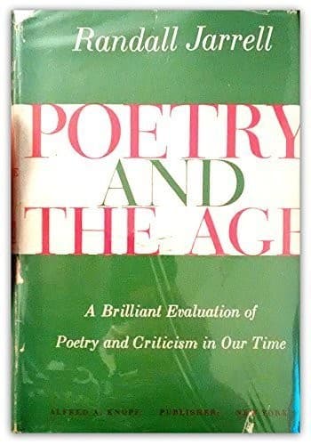 Tapa de Poetry and the age.