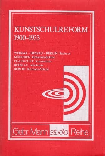 Tapa de Kunstschulreform 1900-1933
