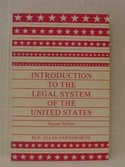 Tapa de An introduction to the legal system of the United States
