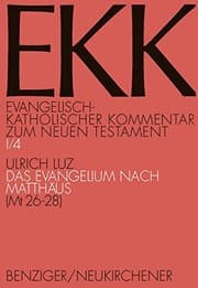Tapa de Das Evangelium Nach Matthaus (MT 26-28) (Evangelisch-Katholischer Kommentar Zum Neuen Testament) (German Edition)