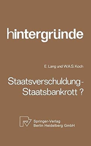 Tapa de Staatsverschuldung, Staatsbankrott?