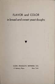 Tapa de Flavor and color in bread and sweet yeast doughs