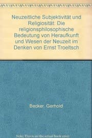 Tapa de Neuzeitliche Subjektivität und Religiosität