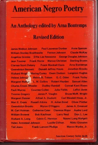 Tapa de American Negro Poetry