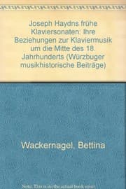 Tapa de Joseph Haydns frühe Klaviersonaten