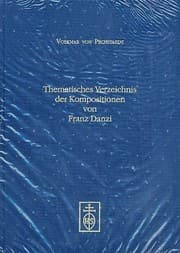 Tapa de Thematisches Verzeichnis der Kompositionen von Franz Danzi (1763-1826)