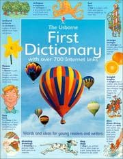 Tapa de The Usborne First Dictionary With over 700 Internet Lings (First Dictionary)