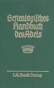 Tapa de Genealogisches Handbuch des Adels