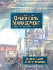 Tapa de Integrated operations management