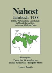 Tapa de Nahost Jahrbuch 1988: Politik, Wirtschaft und Gesellschaft in Nordafrika und dem Nahen und Mittleren Osten (German Edition)