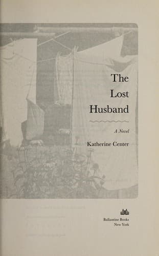Tapa de The lost husband