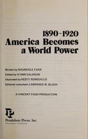 Tapa de 1890-1920 America Becomes a World Power
