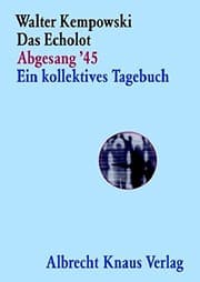 Tapa de Das Echolot - Abgesang '45 - Ein kollektives Tagebuch - (4. Teil des Echolot-Projekts) -