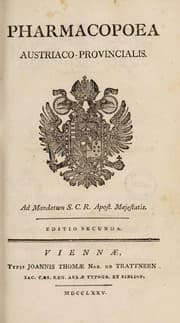 Tapa de Pharmacopoea Austriaco-provincialis