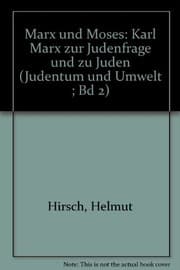 Tapa de Marx und Moses