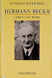 Tapa de Hermann Beckh: Leben und Werk