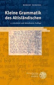 Tapa de Kleine Grammatik Des Altislandischen (Indogermanische Bibliothek. 1. Reihe: Lehr- Und Handbuecher) (German Edition)