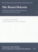 Tapa de Die Beneš-Dekrete