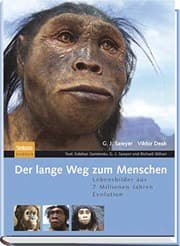 Tapa de Der lange Weg zum Menschen: Lebensbilder aus 7 Millionen Jahren Evolution (German Edition)