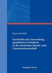 Tapa de Geschichte der Anwendung quantitativer Verfahren in der russischen Sprach- und Literaturwissenschaft