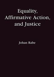 Tapa de Equality, Affirmative Action and Justice (German Edition)