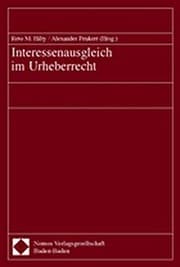 Tapa de Interessenausgleich Im Urheberrecht (German Edition)