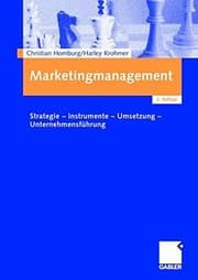 Tapa de Marketingmanagement: Strategie - Instrumente - Umsetzung - Unternehmensführung (German Edition)
