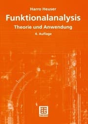 Tapa de Funktionalanalysis: Theorie und Anwendung (Mathematische Leitfäden) (German Edition)