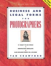 Tapa de Business and legal forms for photographers