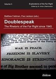 Tapa de Doublespeak: The Rhetoric of the Far Right Since 1945 (Explorations of the Far Right)