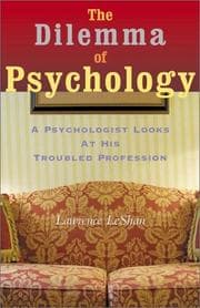Tapa de Dilemma of Psychology