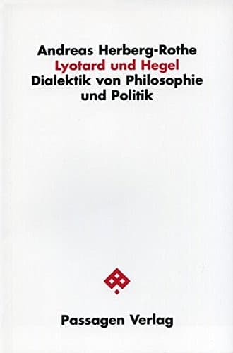 Tapa de Lyotard und Hegel
