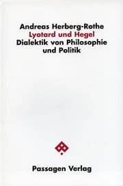 Tapa de Lyotard und Hegel