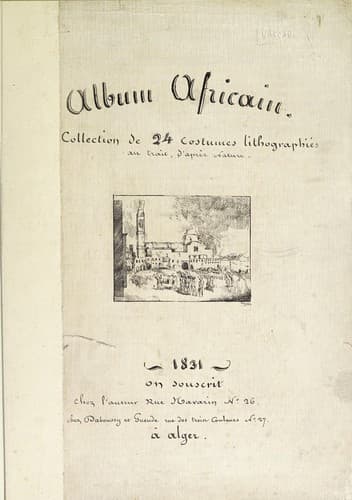 Tapa de Album africain