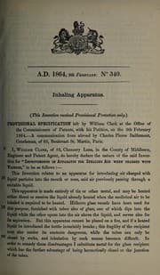 Tapa de Specification of William Clark