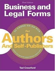 Tapa de Business and legal forms for authors and self-publishers