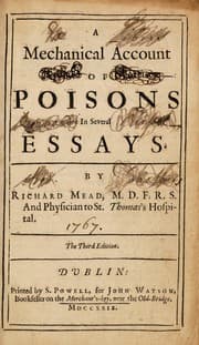 Tapa de A mechanical account of poisons in several essays