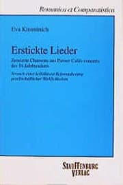 Tapa de Erstickte Lieder