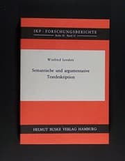 Tapa de Semantische und argumentative Textdeskription
