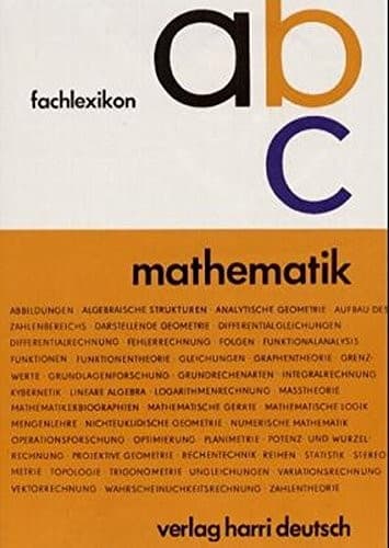 Tapa de Fachlexikon ABC Mathematik (German Edition)