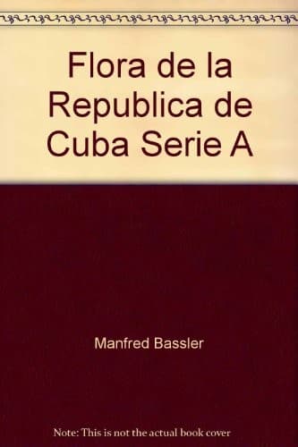 Tapa de Flora de la República de Cuba