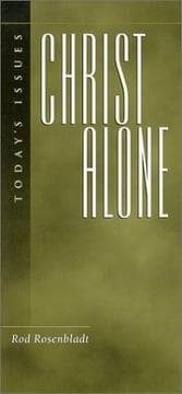 Tapa de Christ Alone (Today's Issues (Wheaton, Ill.).)