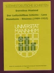 Tapa de Der Luftschiffbau Schütte-Lanz, Mannheim-Rheinau (1909-1925)