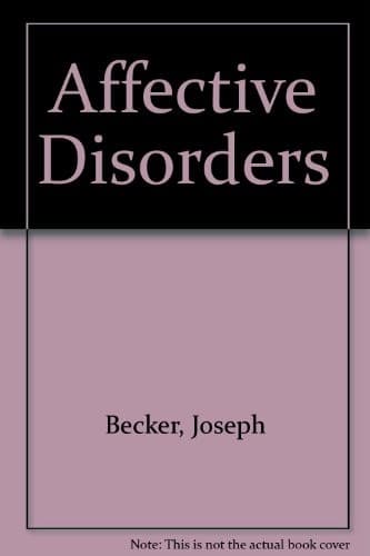 Tapa de Affective disorders